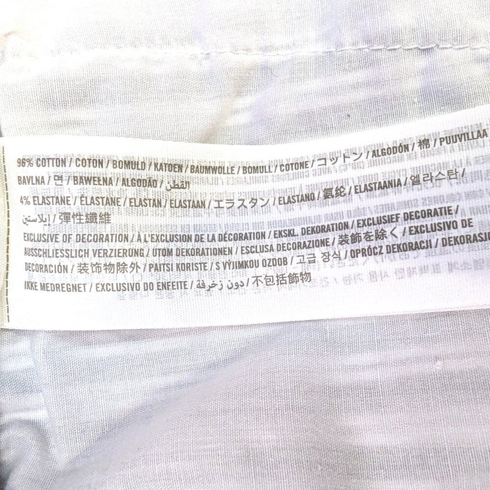 Hollister | Cotton Ultra High Rise Striped Gray & White Pants | Size Small - Picture 10 of 14
